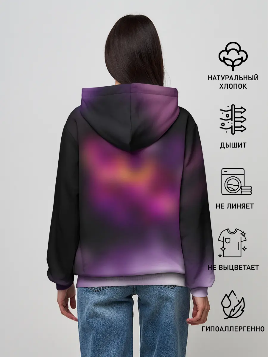 Женское худи / КОСМОС КИСЫ