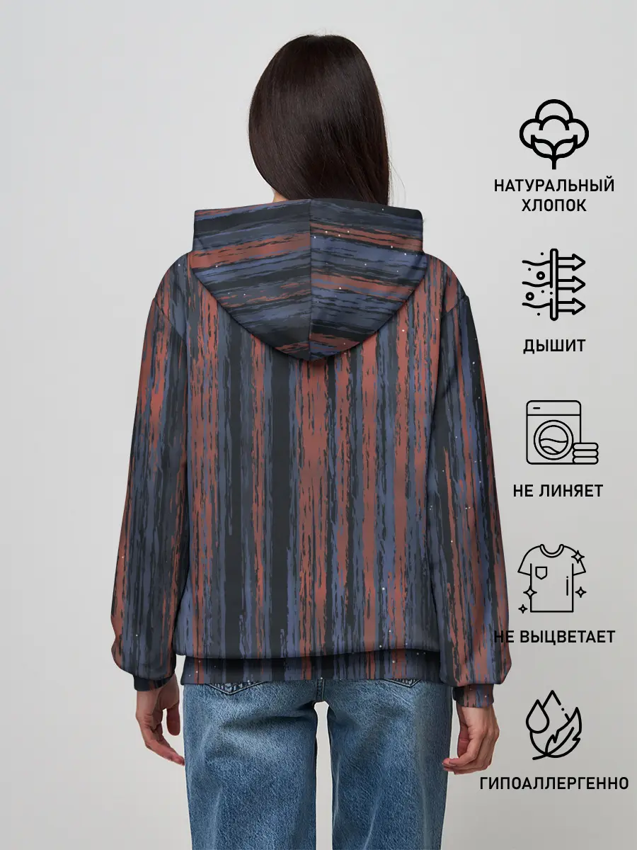 Женское худи / Абстрактный узор