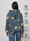 Женское худи / Лимонный узор