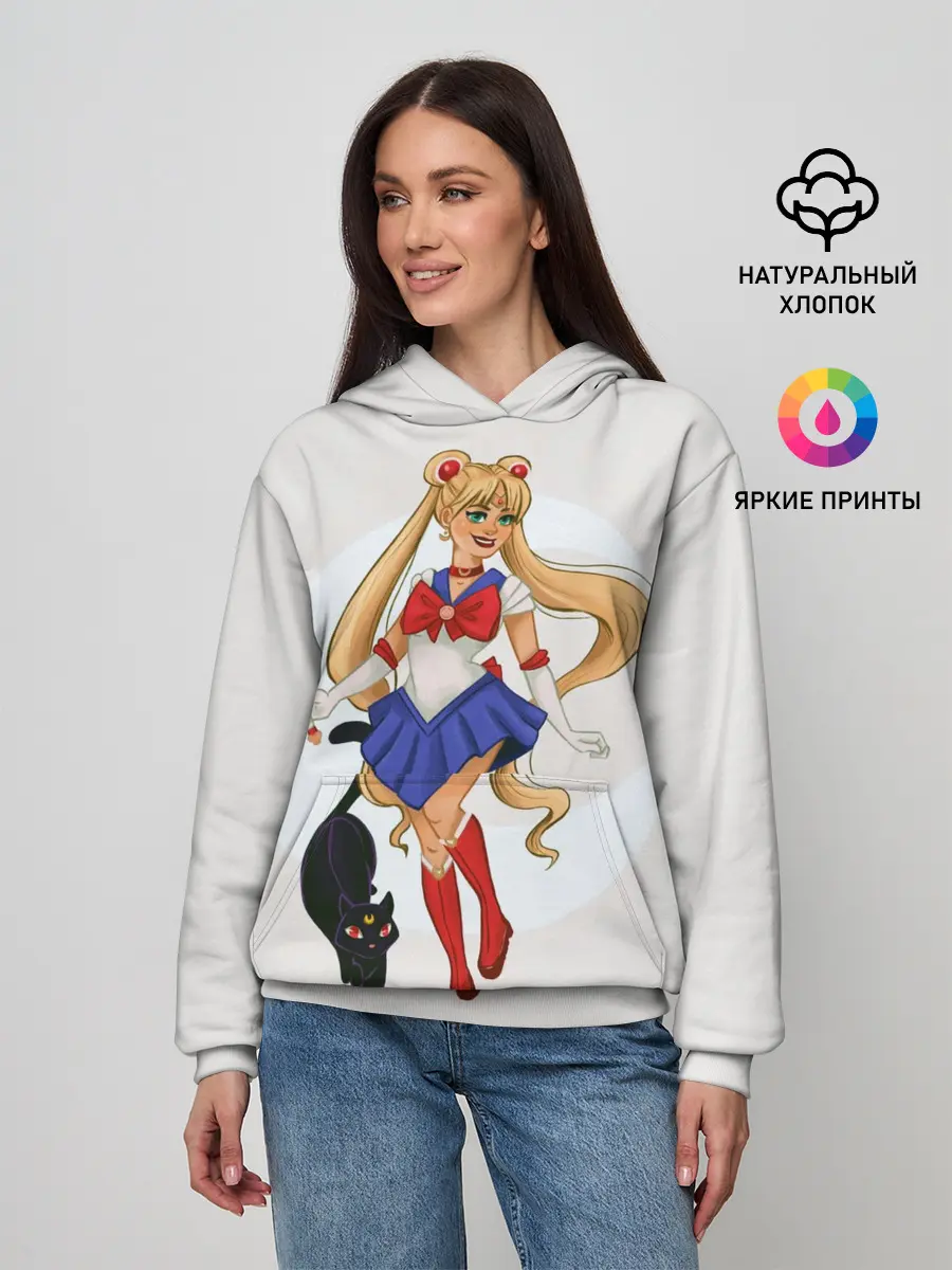 Женское худи / Sailor Moon