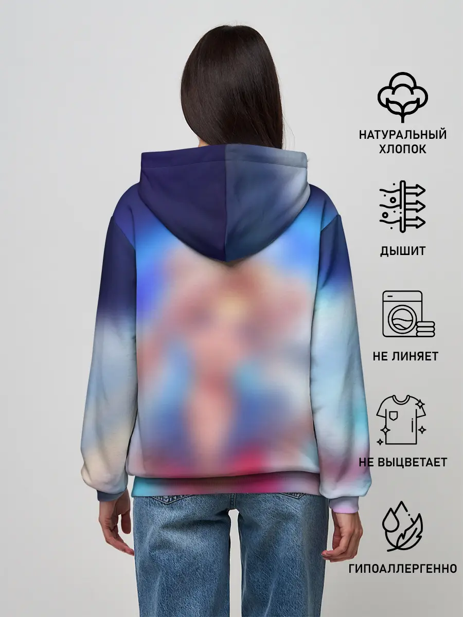 Женское худи / КРЫЛЬЯ АНИМЕ