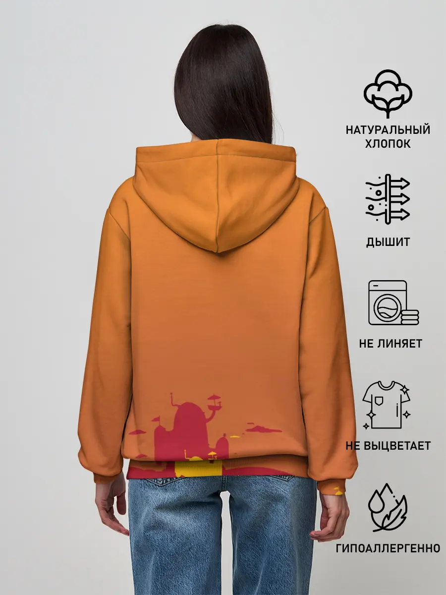 Женское худи / Get your hero on DUDE