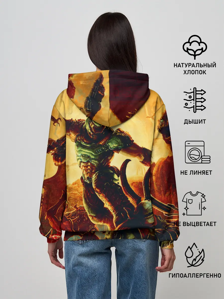 Женское худи / Doom Eternal