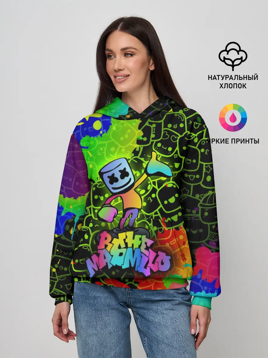 Женское худи / Marshmello