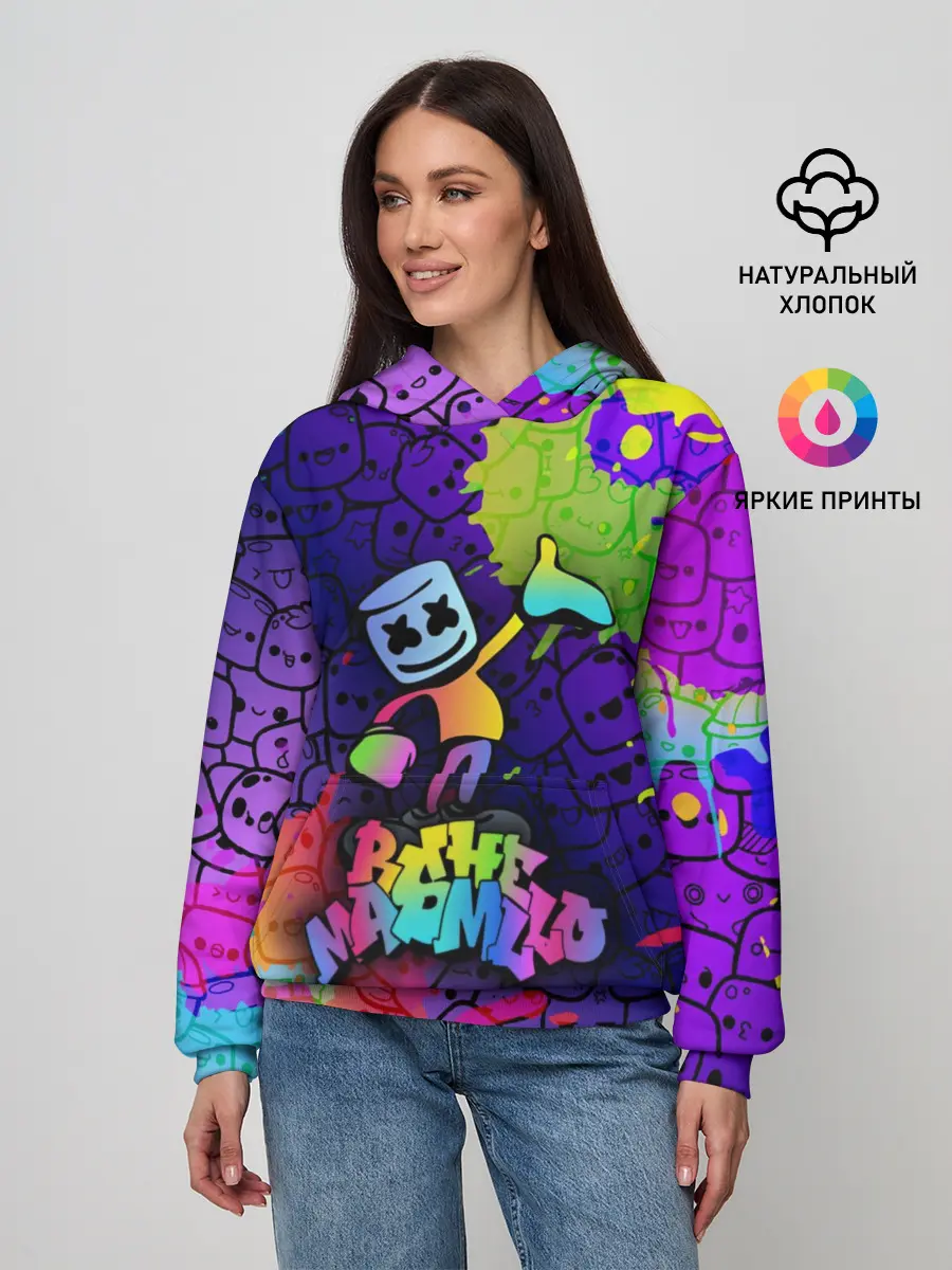 Женское худи / Marshmello