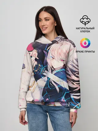 Женское худи / Girl with katana