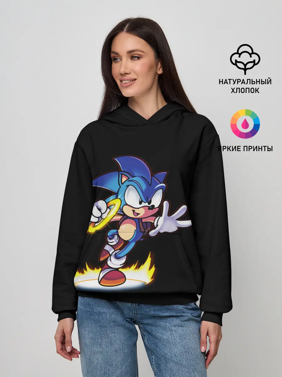 Женское худи / Sonic
