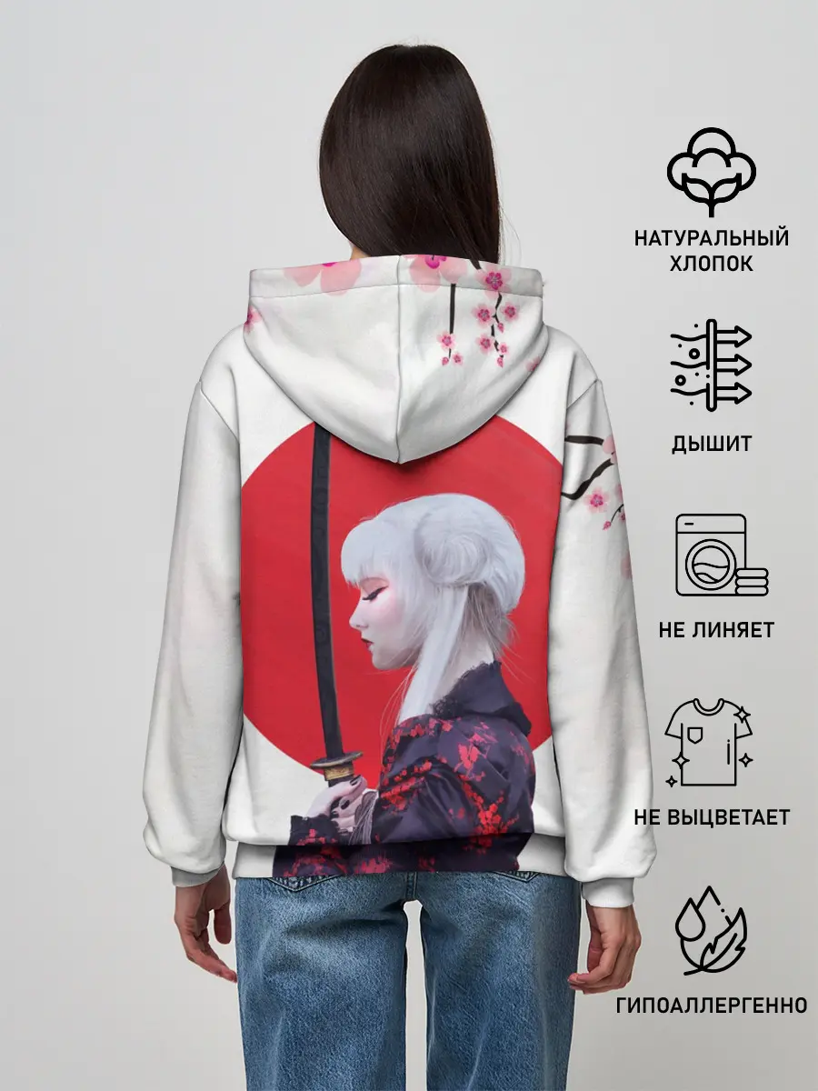 Женское худи / Самурай