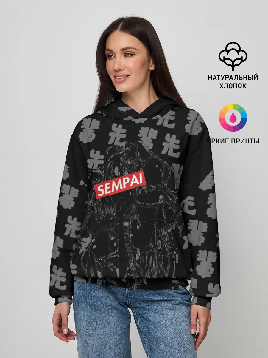 Женское худи / SEMPAI cat