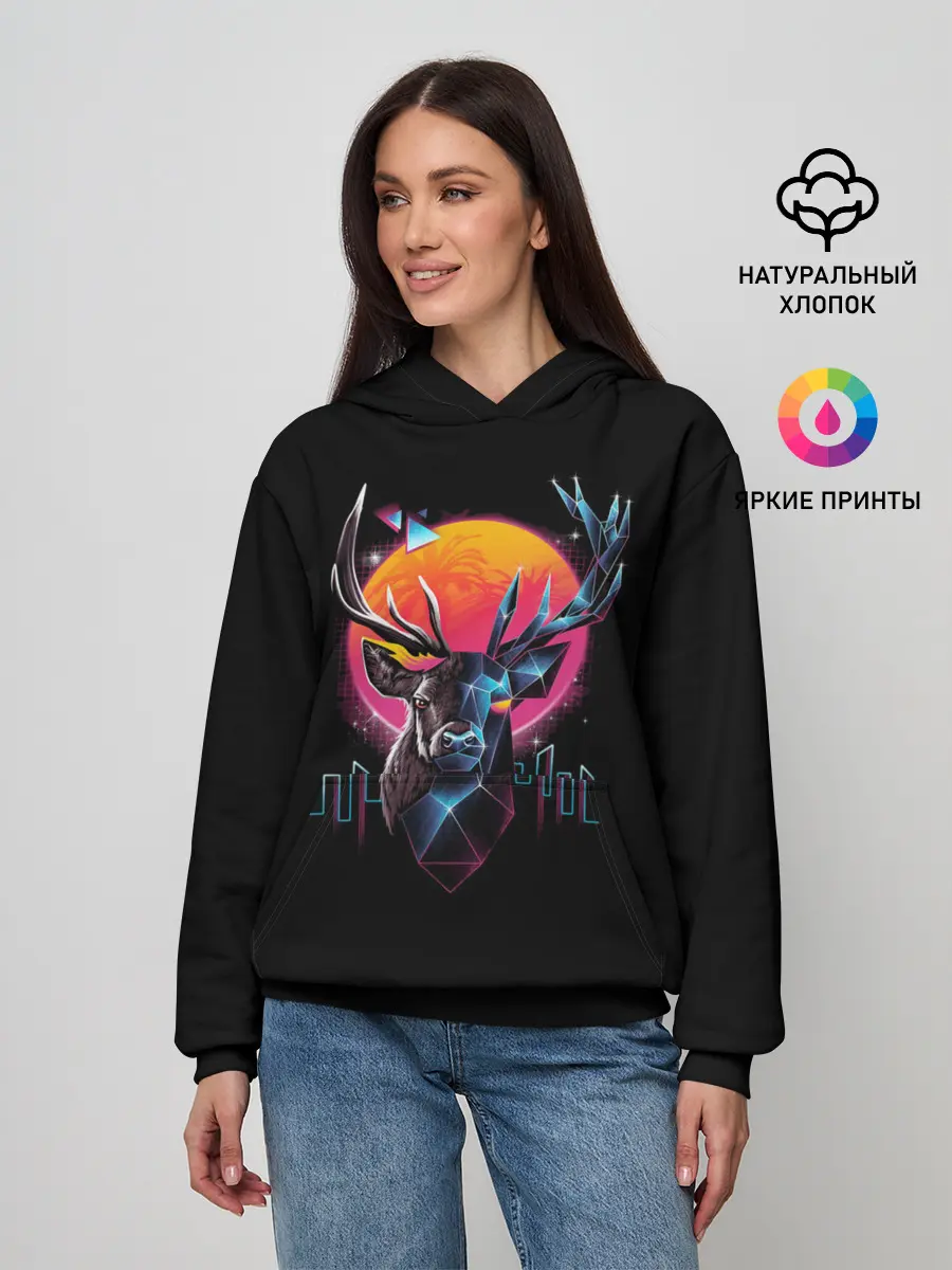 Женское худи / Deer 1