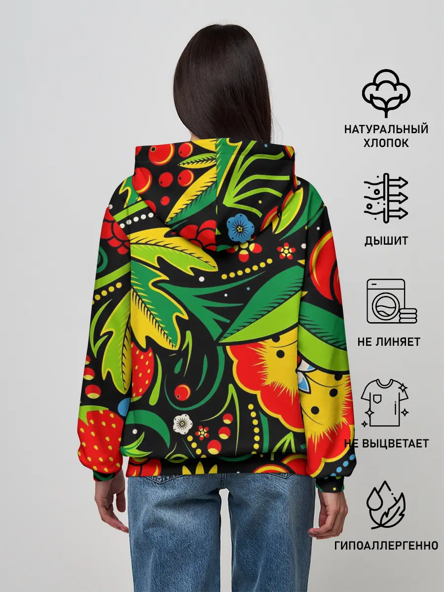 Женское худи / Цветы