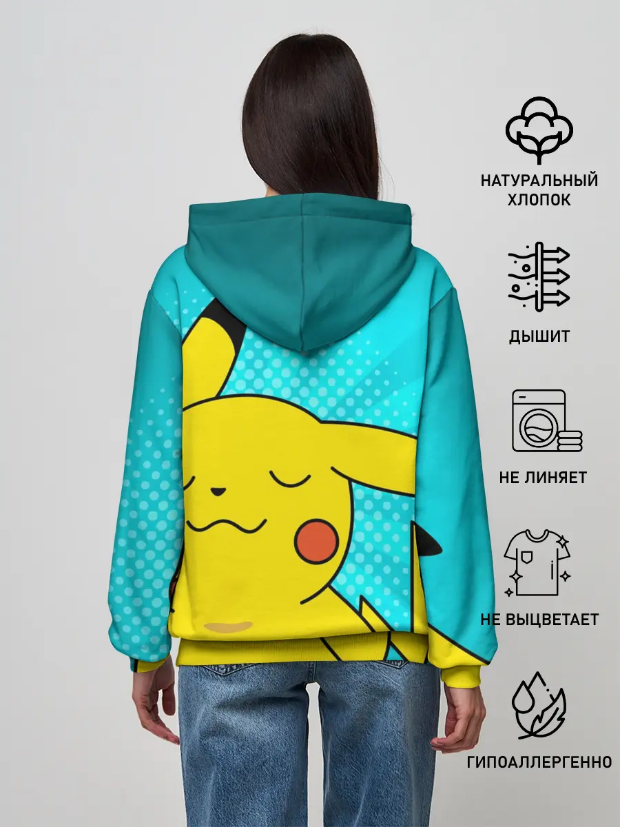Женское худи / ПИКАЧУ