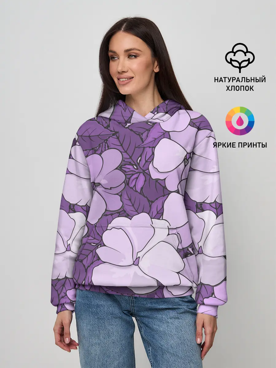 Женское худи / Цветы