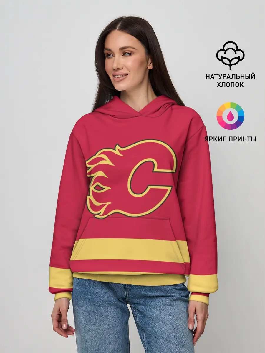 Женское худи / Калгари Флэймз
