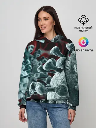 Женское худи / Коронавирус