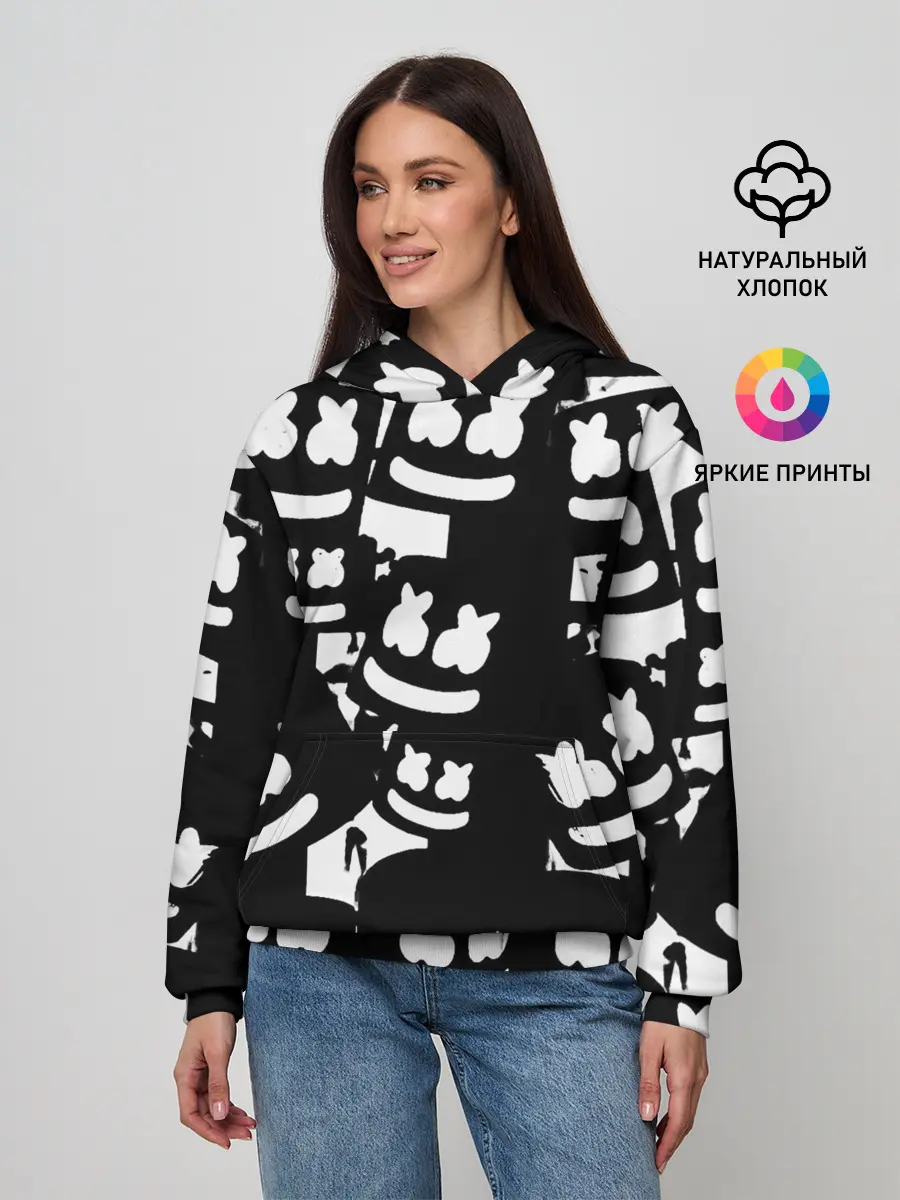 Женское худи / Marshmello