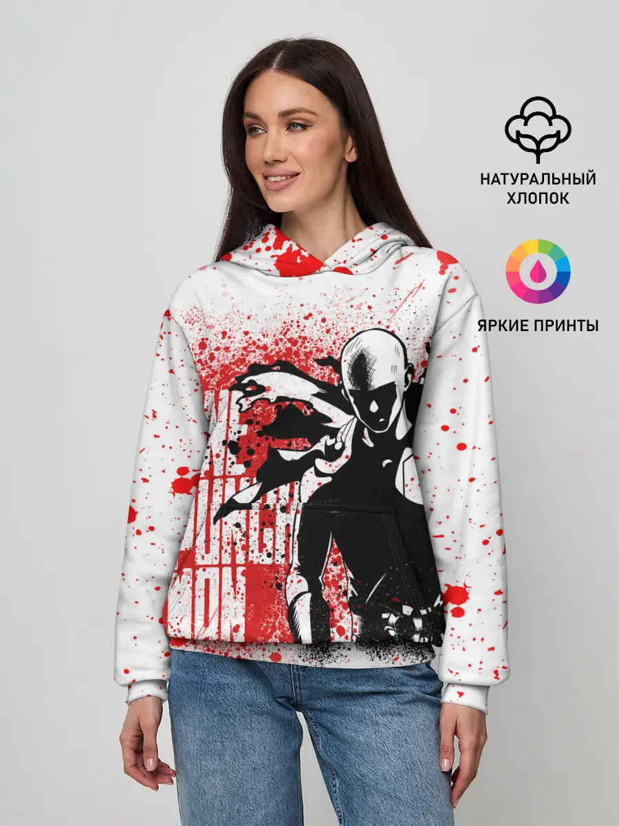 Женское худи / Свирепый Сайтама
