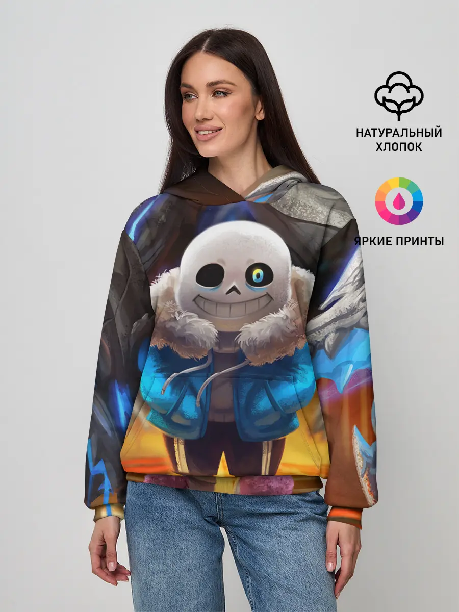 Женское худи / UNDERTALE | АНДЕРТЕЙЛ