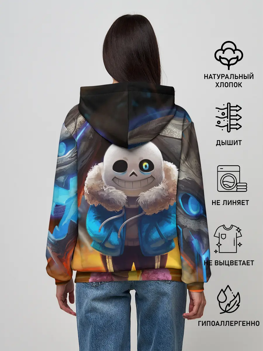 Женское худи / UNDERTALE | АНДЕРТЕЙЛ