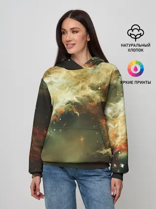 Женское худи / НЕОНОВЫЕ ЗВЕЗДЫ