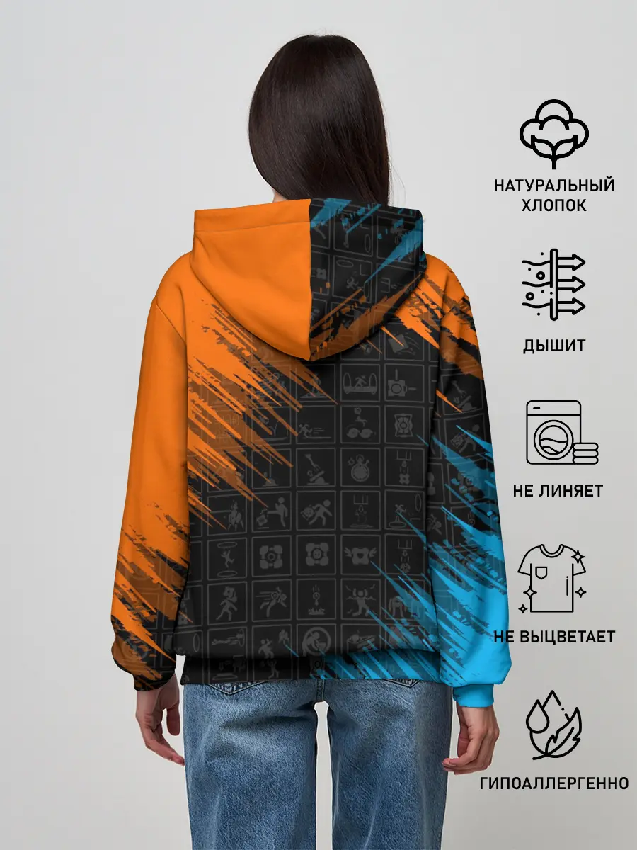 Женское худи / PORTAL 2