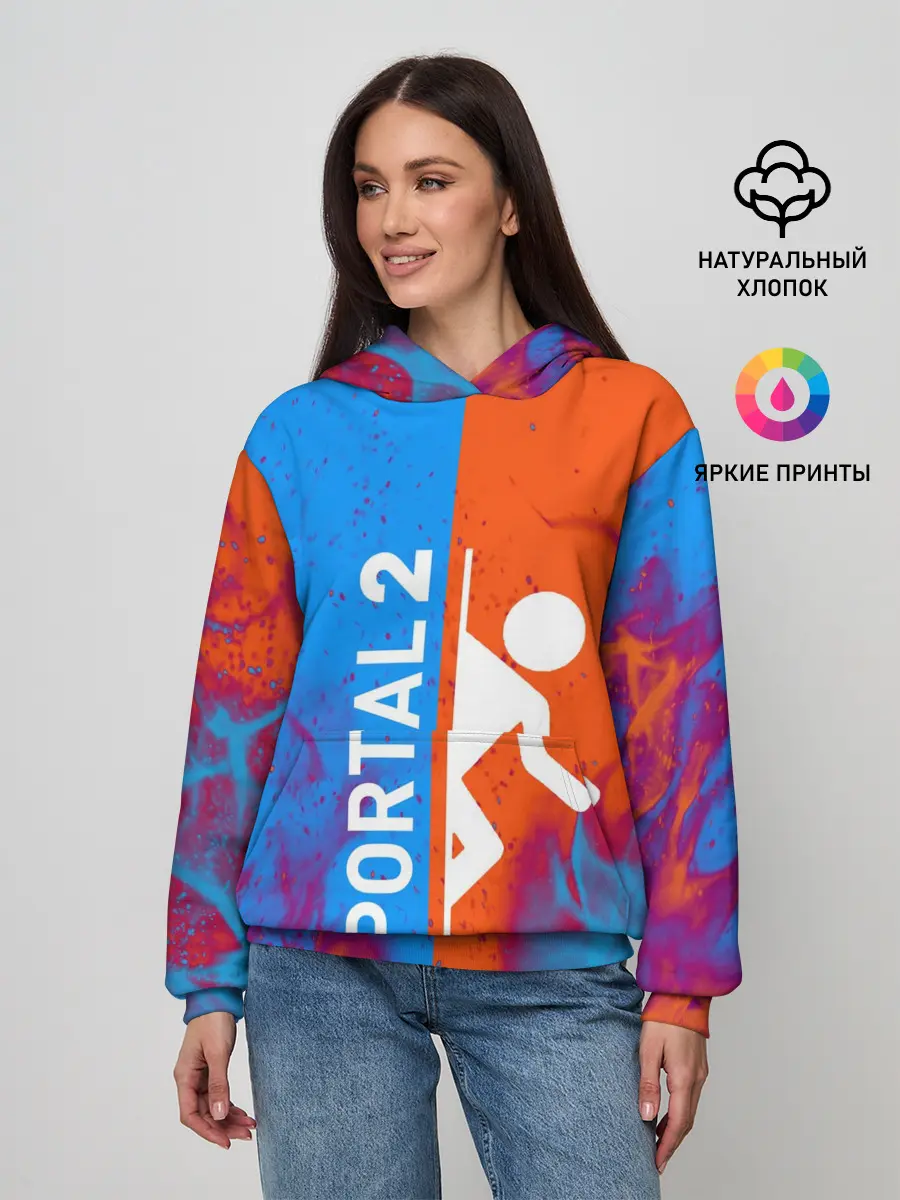 Женское худи / PORTAL 2
