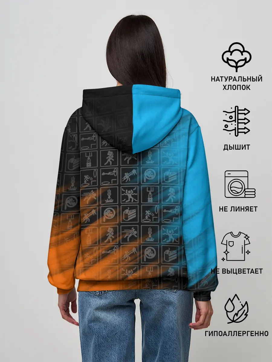 Женское худи / PORTAL 2