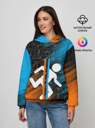 Женское худи / PORTAL 2