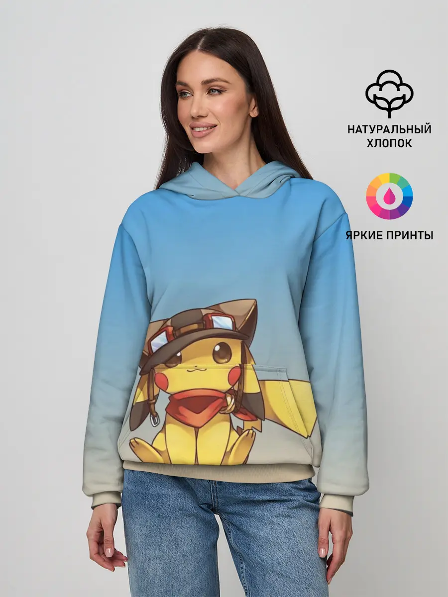 Женское худи / Пикачу