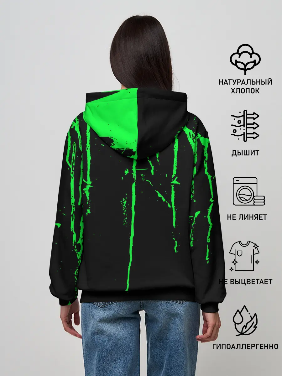 Женское худи / Warning Coronavirus