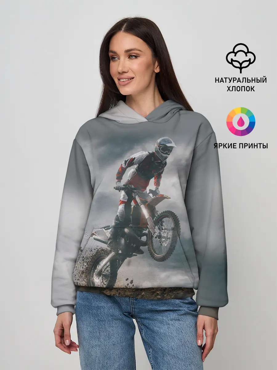 Женское худи / МОТОКРОСС КТМ | MOTOCROSS KTM