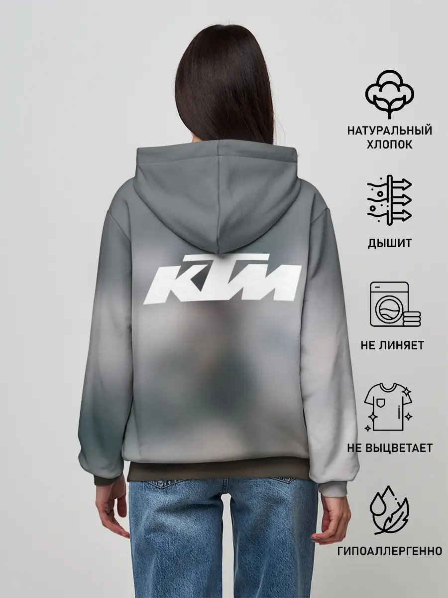 Женское худи / МОТОКРОСС КТМ | MOTOCROSS KTM