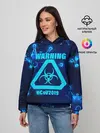 Женское худи / Warning nCoV2019