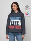 Женское худи / TOKENS LIFE MATTERS