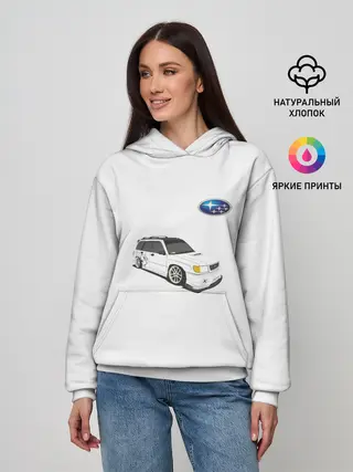 Женское худи / SUBARU FORESTER | СУБАРУ ФОРЕСТЕР