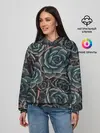 Женское худи / ЦВЕТЫ РОЗЫ | STEEL ROSES