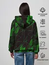 Женское худи / GREEN STRIPES | ЗЕЛЕНАЯ ГЕОМЕТРИЯ
