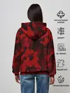 Женское худи / RED MILITARY | КРАСНЫЙ КАМУФЛЯЖ