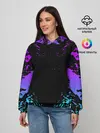 Женское худи / НЕОНОВЫЕ БРЫЗГИ