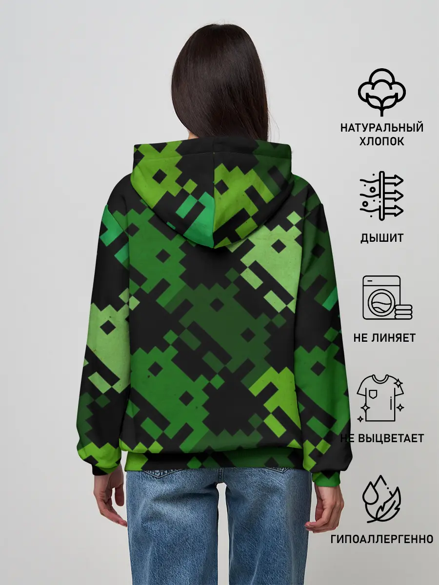 Женское худи / Space Invaders