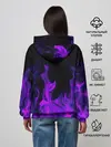 Женское худи / ФИОЛЕТОВЫЙ ОГОНЬ | PURPLE FIRE