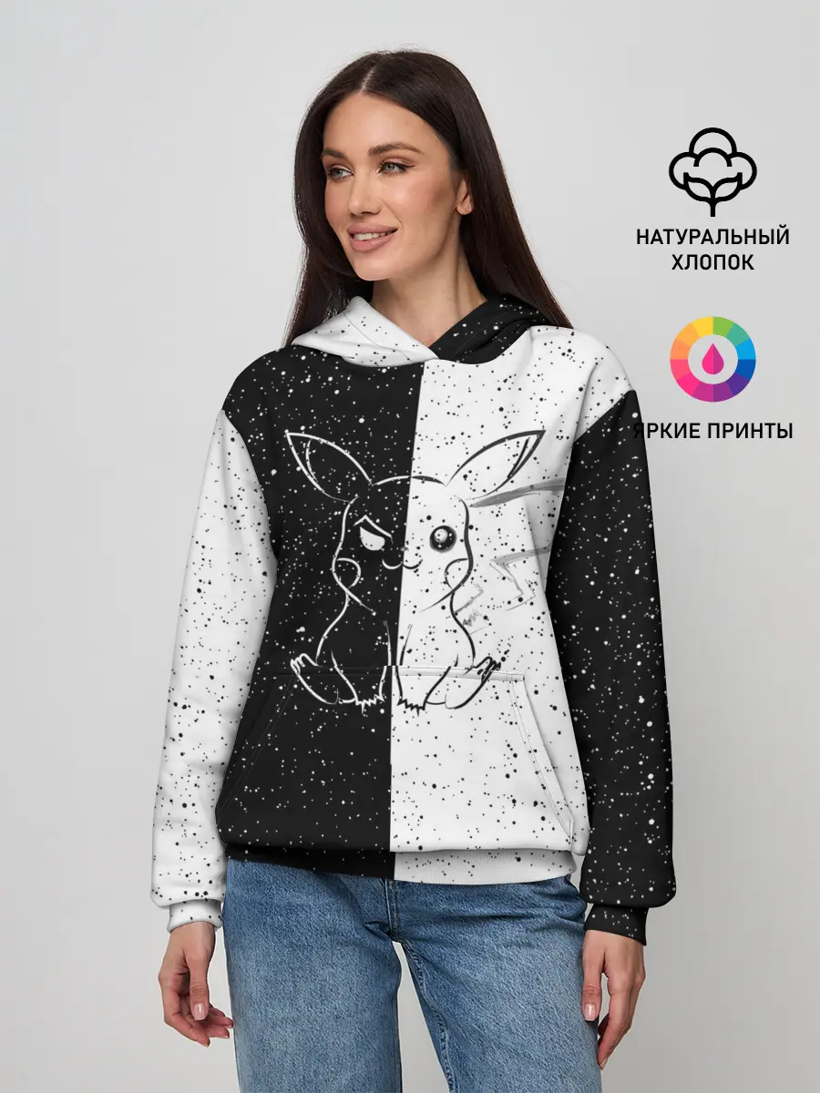 Женское худи / ПИКАЧУ