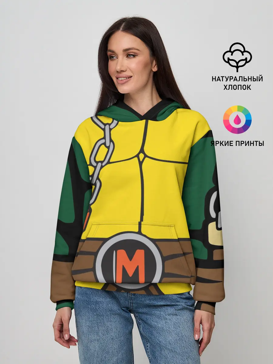 Женское худи / Микеланджело Косплей