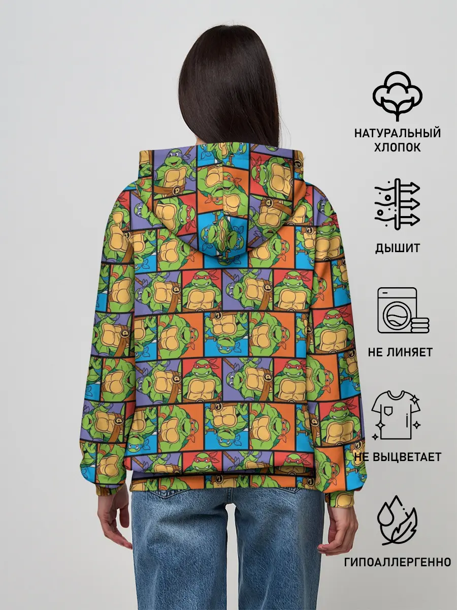 Женское худи / Teenage Mutant Ninja Turtles