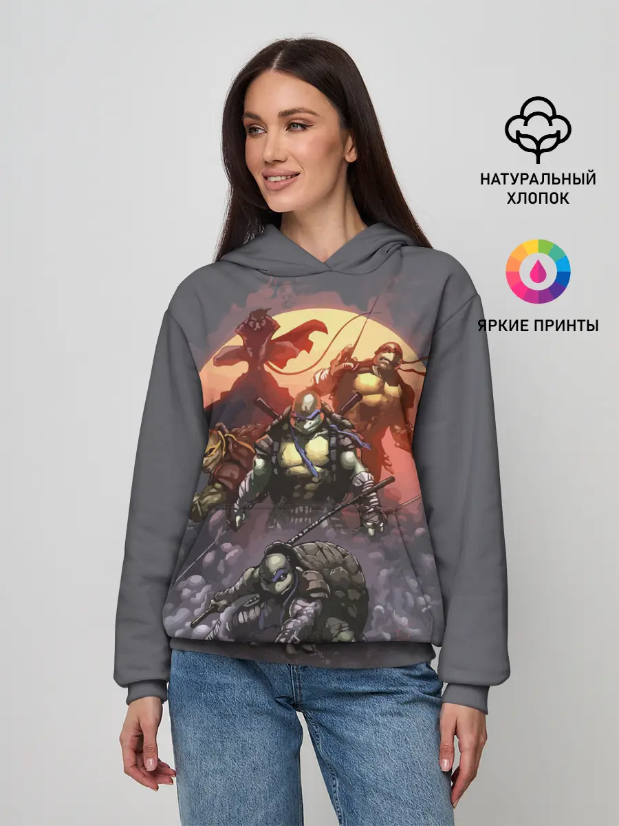 Женское худи / Черепашки-ниндзя