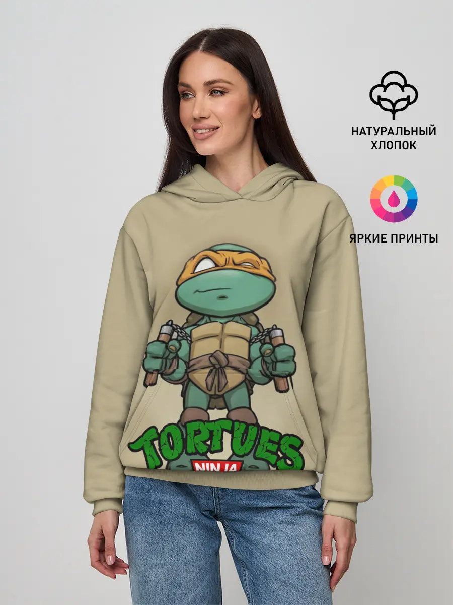 Женское худи / ЧЕРЕПАШКИ - НИНДЗЯ