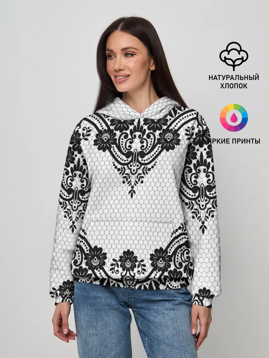 Женское худи / КРУЖЕВА | WEAVING