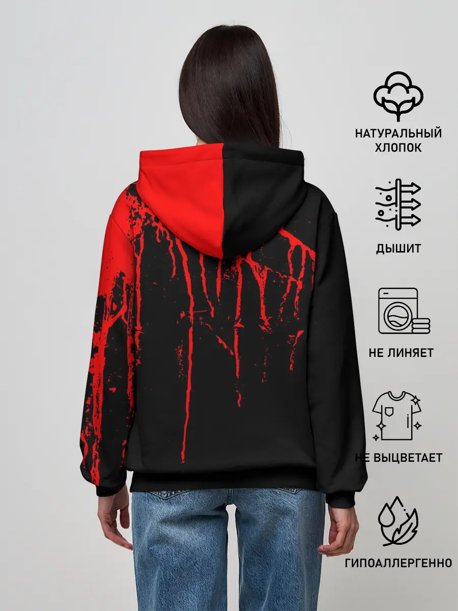 Женское худи / Не трогай меня COVID-19