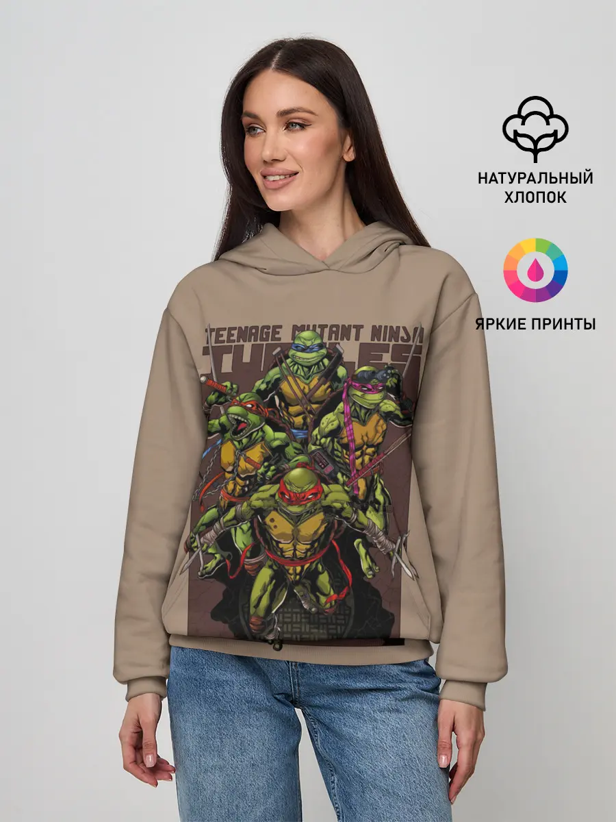 Женское худи / Черепашки-ниндзя