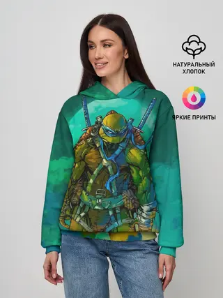 Женское худи / Черепашки ниндзя